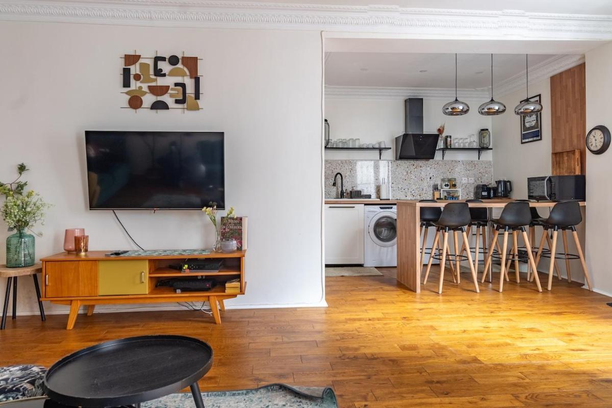 Appartement 2 Etages Paris - Metro 9 Grands Boulevards - Folies Bergeres المظهر الخارجي الصورة